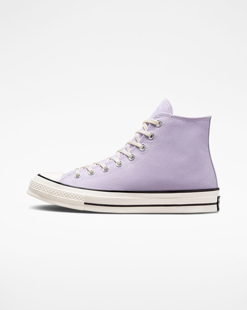 Tenisi Inalti Barbati Converse Chuck 70 Vintage Panza Violet Negrii | RO ISRTO145